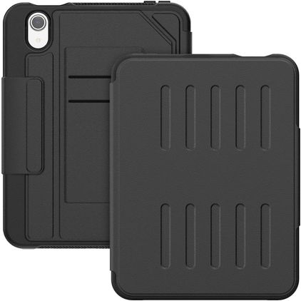 Mobigear Magnetic Folio iPad Mini 7 (2024) Hülle Klapphülle + Stifthalter - Schwarz