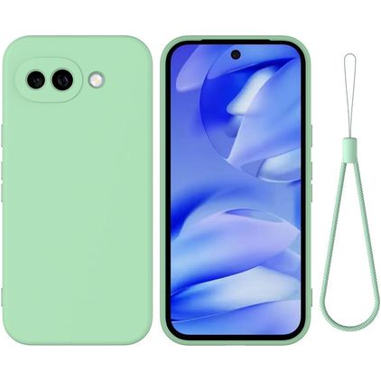 Mobigear Rubber Touch Google Pixel 10a Silikon Hülle Backcover - Grün