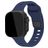 Mobilize Sports Silikon Apple Watch Armband Drückerschließe - 49/46/45/44 mm - Blau