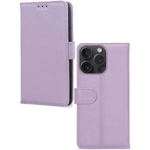 Mobilize Premium Gelly Wallet iPhone 15 Pro Hülle Klapphülle Geldbörse - Lila