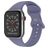 Mobigear Sport Dual Silikon Apple Watch Armband Pin-and-Tuck-Verschluss - 49/46/45/44 mm - Blau