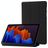 Mobigear Tri-Fold Gel Samsung Galaxy Tab S11 TPU / Kunstleder Klapphülle - Schwarz