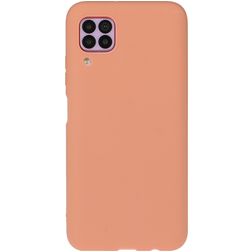 Mobigear Colors Huawei P40 Lite Hülle Flexibles TPU Backcover - Orange