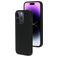 Mobiparts iPhone 14 Pro Silikon Hülle Backcover - Schwarz