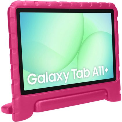 Mobiparts Kids Samsung Galaxy Tab A9 Plus (2023) Tablet Hülle für Kinder mit Tragegriff - Pink