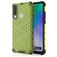 Mobigear Honeycomb Huawei Y6p Hülle Hardcase Backcover Stoßfest - Grün