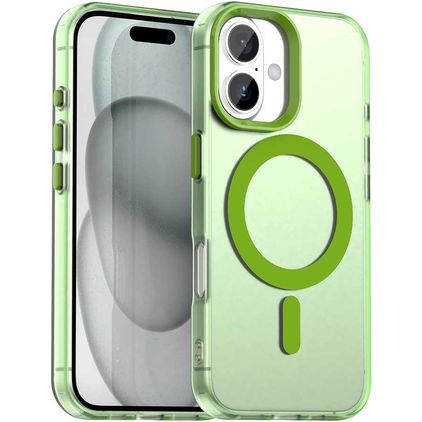 Mobigear Shockproof iPhone 18 MagSafe Hülle Hardcase Backcover - Grün