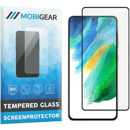 Mobigear Premium Samsung Galaxy S21 FE Panzerglas Gehärtetes Glas Displayschutz - Hüllenfreundlich - Schwarz Mobigear Premium Samsung Galaxy S21 FE Panzerglas Gehärtetes Glas Displayschutz - Hüllenfreundlich - Schwarz