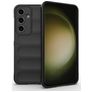 Mobigear Bumpy Samsung Galaxy S24 FE Hülle Flexibles TPU Backcover - Schwarz
