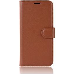 Mobigear Classic Xiaomi Redmi Go Hülle Klapphülle Geldbörse - Braun