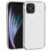 Mobigear Glitter iPhone 12 Hülle Hardcase Backcover - Weiß
