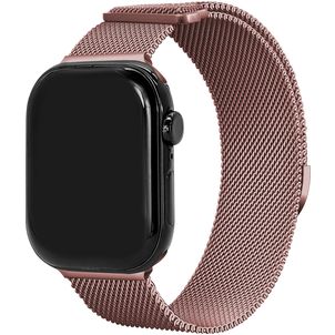 Mobilize RVS Milanaise Apple Watch Armband Magnetverschluss - 42/41/40/38 mm - Pink