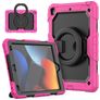 Mobigear RingGuard iPad 9 (2021) Hülle Kunststoff,Silikon Backcover + Ständer - Magenta