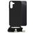 Mobilize Lanyard Gelly Samsung Galaxy A14 Flexibles TPU Handykette - Schwarz