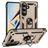 Mobigear Armor ring Samsung Galaxy S26 Hülle Hardcase Backcover Stoßfest mit Ringhalter - Gold
