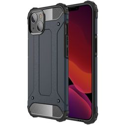 Mobigear Outdoor iPhone 13 Mini Hülle Hardcase Backcover Stoßfest - Marineblau