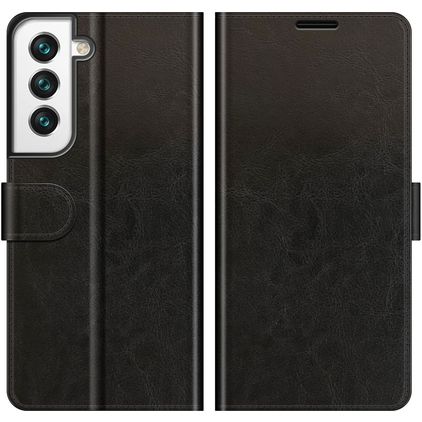 Mobigear Wallet Samsung Galaxy S22 Hülle Klapphülle Geldbörse - Schwarz