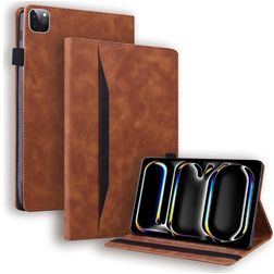 Mobigear Folio iPad Pro 13 Zoll (2024) Hülle Klapphülle - Braun
