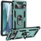 Mobigear Armor Ring Google Pixel 7 Pro Hülle Hardcase Backcover Stoßfest mit Ringhalter - Grün