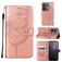 Mobigear Butterfly OPPO Reno 8 5G Hülle Klapphülle Geldbörse - Roségold