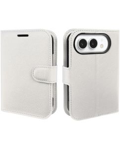 Mobigear Classic iPhone Duo Klapphülle Portemonnaie - Weiß