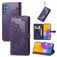 Mobigear Mandala Samsung Galaxy M52 Hülle Klapphülle Geldbörse - Lila