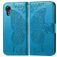 Mobigear Butterfly Samsung Galaxy Xcover 7 Hülle Klapphülle Geldbörse - Blau