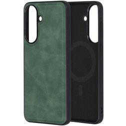 Mobiparts Classic Samsung Galaxy A57 MagSafe Hülle TPU,Kunstleder Backcover - Emerald Green