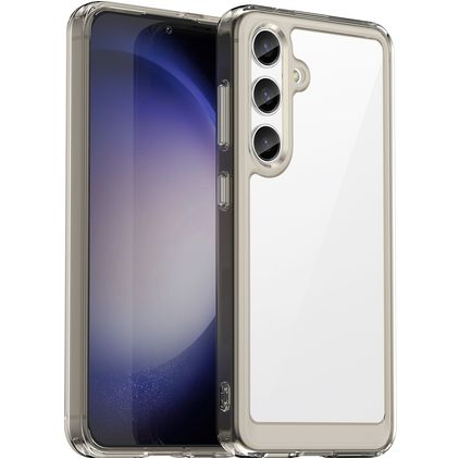 Mobigear Crystal Samsung Galaxy S24 Plus Hülle Hardcase Backcover - Grau