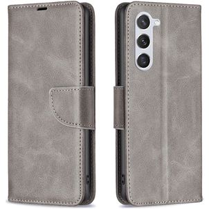Mobigear Excellent Samsung Galaxy S25 Hülle Klapphülle Geldbörse - Grau