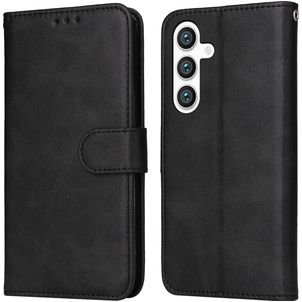 Mobigear Wallet Samsung Galaxy S24 Plus Hülle Klapphülle Geldbörse - Schwarz