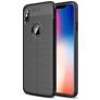 Mobigear Luxury iPhone XS Max Hülle Flexibles TPU Backcover - Schwarz