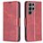 Mobigear Excellent Samsung Galaxy S25 Ultra Hülle Klapphülle Geldbörse - Rot