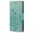 Mobigear Flowers Xiaomi Redmi Note 10 5G Hülle Klapphülle Geldbörse - Grün