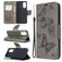 Mobigear Butterfly Samsung Galaxy S20 Hülle Klapphülle Geldbörse - Grau