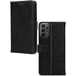 Mobilize Premium Gelly Wallet Samsung Galaxy A23 Hülle Klapphülle Geldbörse - Schwarz