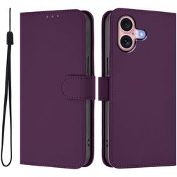 Mobigear Urban Wallet iPhone 16 Klapphülle Portemonnaie - Lila