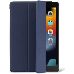 Decoded Textured Slim iPad 10 (2022) Hülle Flexibles Silikon Klapphülle - Navy Peony