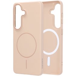 Mobiparts Slim Line Samsung Galaxy S26 MagSafe Hülle Hardcase Backcover - Dune Sand