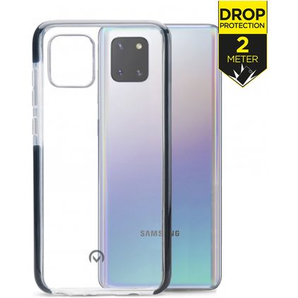 Mobilize Shatterproof Samsung Galaxy Note 10 Lite Hülle Hardcase Backcover Stoßfest - Transparent / Schwarz