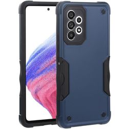 Mobigear Non-slip Armor Samsung Galaxy A53 Hülle Hardcase Backcover Stoßfest - Blau
