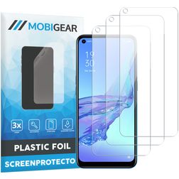 Mobigear OPPO A53 Displayschutz Schutzfolie - Hüllenfreundlich (3er Pack)