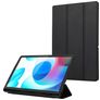 Mobigear Tri-Fold Gel Samsung Galaxy Tab A9 Plus (2023) Hülle TPU,Kunstleder Klapphülle + Stifthalter - Schwarz