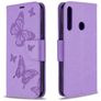 Mobigear Butterfly Huawei P40 Lite E Hülle Klapphülle Geldbörse - Lila