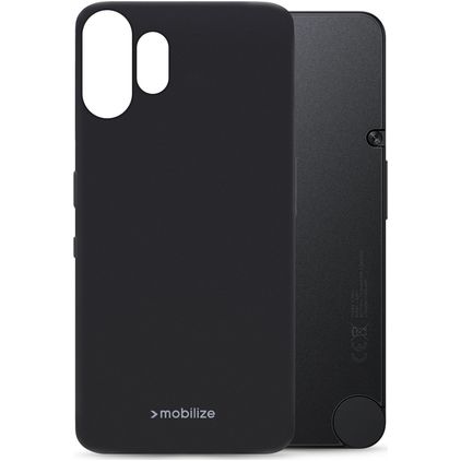 Mobilize Rubber Gelly Nothing Phone (2) Pro TPU (flexibel) Backcover - Schwarz