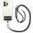 Mobigear Lanyard Verstellbare Universal-Handykette - Grau