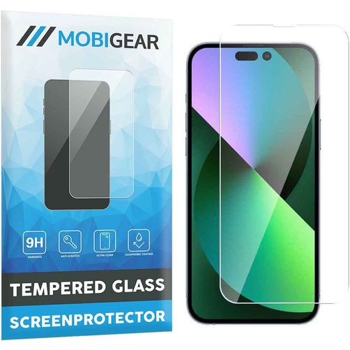 Mobigear iPhone 14 Pro Max Panzerglas Gehärtetes Glas Displayschutz - Hüllenfreundlich