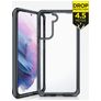 ITSkins SupremeClear Samsung Galaxy S21 Plus Hülle Hardcase Backcover Stoßfest - Transparent / Schwarz
