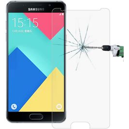 Mobigear Samsung Galaxy A7 (2016) Panzerglas Gehärtetes Glas Displayschutz - Hüllenfreundlich Mobigear Samsung Galaxy A7 (2016) Panzerglas Gehärtetes Glas Displayschutz - Hüllenfreundlich