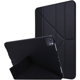 Mobigear Origami iPad Air 13 Zoll (2025) Hülle Klapphülle - Schwarz
